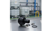 IBC Tote Adapter with Quick-Connect Leak-Proof IBC Tote Hose Adapter Watertight Compact for Liquid Transfer