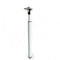 Metal Table Leg with Mounting Plate Easy Installation Table Leg Mounting Hardware Slim Heavy-Duty for DIYers, Bar Tables