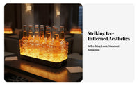 Lighted Ice Container 7 Color Changing Lights Glowing Beer Container Glowing Drink Chiller Sturdy Plastic Brightness up Drink