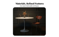 Bauhaus Aesthetic Curved Backrest Side Chair Minimalist Design Armchairless Upholstered Side Chair Vintage Look Household Furniture Easy to Match for Apartment Dwellers, Homeowners, Restaurant Owners, Dining Room, Home Office, Kitchen, Cafe