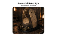 Black and Gold Steampunk Hat Headwear Structured Crown Steampunk Costume Hat for Adults