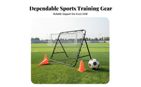 Soccer Rebounder Net Multi-Functional Soccer Passing Rebounder Fast Return Football Kickback for Beginners, Kids, Outdoor