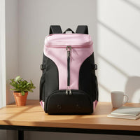 Long-Lasting Large Capacity Sports Rucksack Water Multi-Functional Travel Backpack Waterproof Backpack with Shoe Compartment Padded Laptop Sleeve for College Students, Travelers, Athletes, Outdoor, Gym