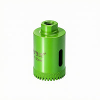 Chip Removal Slot Angle Grinder Hole Saw Abrasive Cutting Rim Dry Drilling Hole Saw Threaded Connector Diamond Core Drill Bit Cup Style