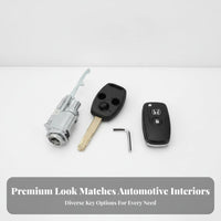 Ignition Lock Core with Key Direct Replacement Ignition Lock Cylinder Anti-Unauthorized Use Automotive Part for Auto Mechanics, DIY Enthusiasts