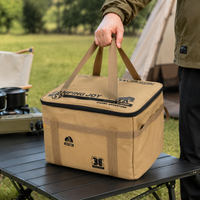 Sturdy 30L MOLLE Bag, Waterproof Outdoor Equipment Bag with Internal Dividers, Tactical Camping Cookware Bag, Water-Repellent