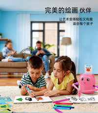 Drawing Robot Smart Early Education Toy USB Charging with Music