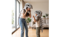Dinosaur Skeleton Hood Stuffed Dinosaur Skeleton Headpiece 3D for Cosplayers
