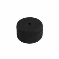 2 Pieces Black Felt Beater Head Long-Lasting Pedal Beater Head Music Accessory for Performance, Practice