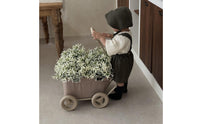 Foldable Pull Cart Padded Grip Foldable Wagon Metal Frame Transport Gear