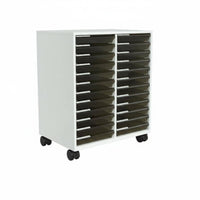 Under-Desk Design Mobile Filing Cabinet Removable Wheels Mobile File Cabinet Sturdy Construction Drawer Unit Large Capacity for Students, Teachers, Crafters, Study Room, Studio, Classroom