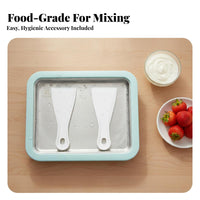 Kids Ice Cream Roll Plate Cordless Cold Plate Ice Cream Device DIY Fried Yogurt Device Fun Family Activity Easy to Use