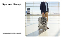 Large Capacity Wheeled Trolley Case Sturdy 4-Wheel Travel Suitcase Combination Lock Hardside Luggage Telescoping Handle for Vacati Single Rs, Young Adults, Vacation, Vacations, Business Trip, Weekend Getaways