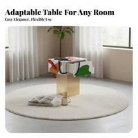 Nordic design Side Table with Storage Playful Design Cartoon Figure Side Table Minimalist visual design Nightstand distinctive Shape for Interior Designers, Apartment Dwellers, Bedroom, Living Room, Small areas, Entryway