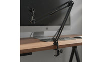 Adjustable Mic Arm 360-Degree Rotation Desk Mount Microphones Arm Stable and Shock Resistant Audio Gear for Content Creators, Streamers