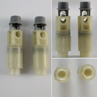 Toilet Seat Hinge Slow Close Damper Buffer with Quick Release Base and Fixing Screws