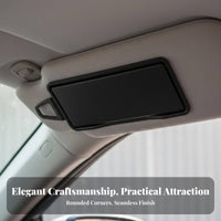 Sun Visor Mirror Cover OEM Look Sun Visor Vanity Mirror Easy Installation Automotive Interior Part