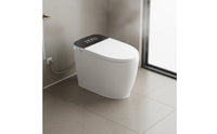 Easy Installation Toilet Seat Lid Warm Water Wash Smart Toilet Cover Self Cleaning Nozzle Smart Bidet Seat Wall Switch Compatible