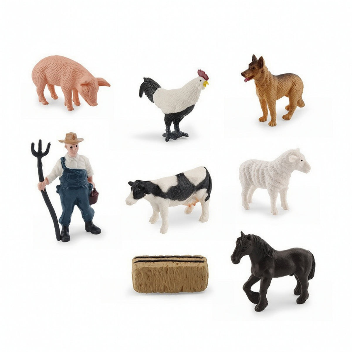 Realistic Plastic Animal Toy Freestanding Miniature Animal Model Sturdy Figurine Bright for Children, Tabletop Display, Classrooms