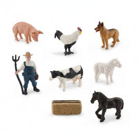 Realistic Plastic Animal Toy Freestanding Miniature Animal Model Sturdy Figurine Bright for Children, Tabletop Display, Classrooms
