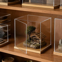 Acrylic Display Case with Door for Collectibles, Dustproof Showcase for Models and Figurines