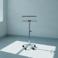 Rolling Tray Table Multipurpose Wheeled Utility Stand Heavy Duty Tray Table with Wheels for Permanent Art Artists, Care Facilities