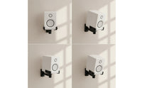 Speaker Wall Mount Bracket Rotating Speaker Bracket with Adjustable Arm Heavy-Duty Stable for Audiophiles, Home Theater