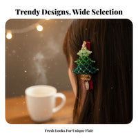 Crystal Hair Fastener Fashionable Shimmering Duckbill Fastener Jeweled Hair Pin Sparkling Crystals Shimmering Metal Hairpin