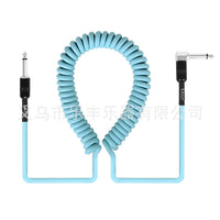 IRIN Guitar Cable 6m Spring Coiled Noise Reduction PE