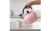 Whistling Tea Kettle Stainless Steel Tea Kettle with Whistling Spout Cookware Controlled Pouring Rust-Resistant for Kitchen