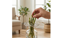 Stainless Steel Metal Flower Frog with Cutouts Rustproof Flower Frog Reusable Vase Grid Easy to Use for Florists, Hobbyists, Tabletop Arrangements, Home Decor