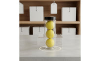 3 Pieces Gift Box Set Golf Ball Tube PC Material Golf Ball Storage Tube Portable Sports Gear with Lid