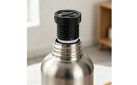 Insulated Bottle Stopper Transparent Seal Rings Vacuum Bottle Lid Heat-Preserving for Travel, Outdoor