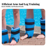 EVA Buoyancy Shoes Open Front Foam Black Footwear Straps for Rehabilitation