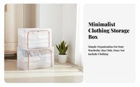 foldable Clothes container Large Capacity Home Organization particle-resistantresistant for Families