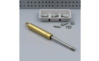 Threaded Tip Piano Soft-Close Damper Loop Eye Upright Piano Damper Cylindrical Housing Instrument Part Shiny Finish