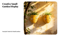 Rounded Bee Wall Planter Decorative Bee Nest Plant Pot