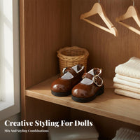 BJD Doll Shoes Buckle Strap Design 1/6 Scale Doll Shoes Realistic Details