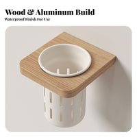 Wall Mounted Toilet Effortless Brush to Clean Toilet Brush and Holder Set Hygienic Cleaning Supplies for Restroom, Hotel
