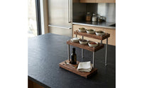 Three-Tier Coffee Tool Rack Space-Saving Espresso Accessory Holder Compact Organizer with Slots Detachable for Baristas