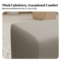 Luxury Design grooveTufted Entryway Stool Soft padding Upholstered Bench Multi-Purpose Indoor Seating Modern aesthetic for Boutique Owners, Interior Designers, Walk-in Closet, Bedroom, Retail shop, Living Room