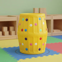 Rainbow Barrel Toy Sensory Training Foam Barrel Bright Colors for Preschoolers, Young Children, Kindergarten