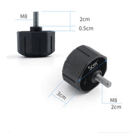 Screw with Plastic Knob Easy-Grip Thumb Screw with Bolt Clamping Knob Non-Slip Fastener Long-Lasting for DIYers