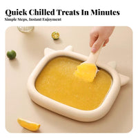 Non-Electric Fried Yogurt Pan Fun Family Activity DIY Slushie Crafting Tool Plate Chilled Yogurt Plate Quick Freezing
