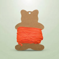 Die-Cut Winding Card Flat Cord Organizer Compact Thread Card Lightweight for Crafters, Diyers, Craft Rooms, Tackle Boxes