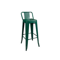 urban design Upholstered Highspine support Bar Stool With rearrest Counter Chair Modern Design Seating Furniture Built-in Footrest for Business Owners, Adults, Homeowners, Cafe, Restaurant, Kitchen, Dining Area