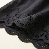 Women Breathable Lace Boyshorts for Under Skirt and Dress, Loose Fit Anti Chafing Shorts with Hollow-Out Design, Modesty Underwear