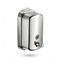 Wall-Mounted Soap Dispenser Compact Liquid Soap Dispenser with Window Easy to Refill Commercial for Bathroom, Kitchen