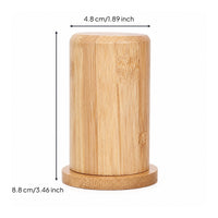 Dental Pick Holder Wooden Dental Pick Holder with Lid Natural for Restaurant