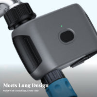 Net-Unrestricted Preconfigured Run Smart Irrigation Controller Leak-Resistant Design WiFi Smart Water Valve 150-Day Battery Life for Lawn